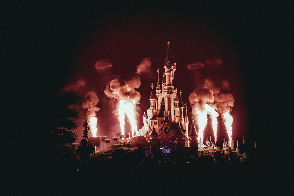 Disneyland Paris Feuerwerk Feuershow