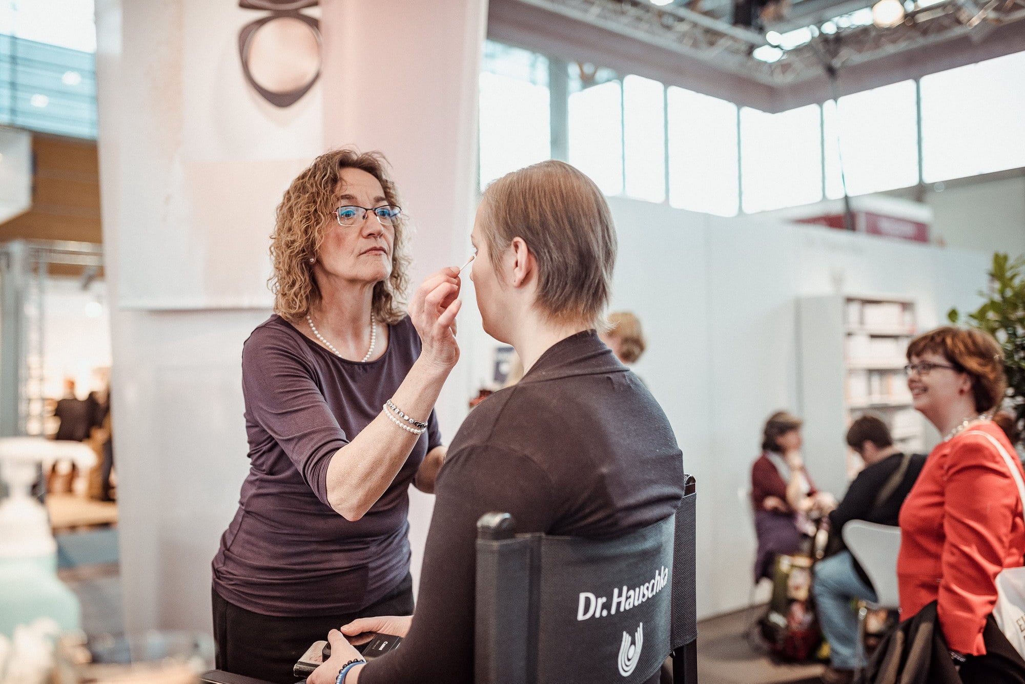 Christine Raab Messe schminken Naturkosmetik