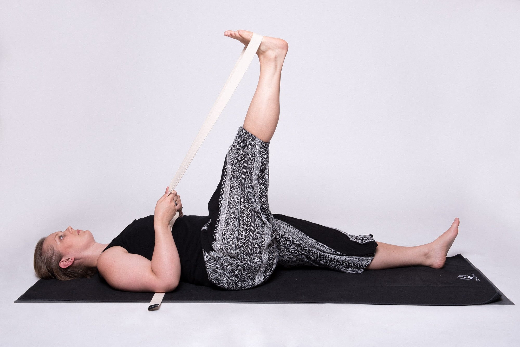 Yoga, Gurt, Beindehnung