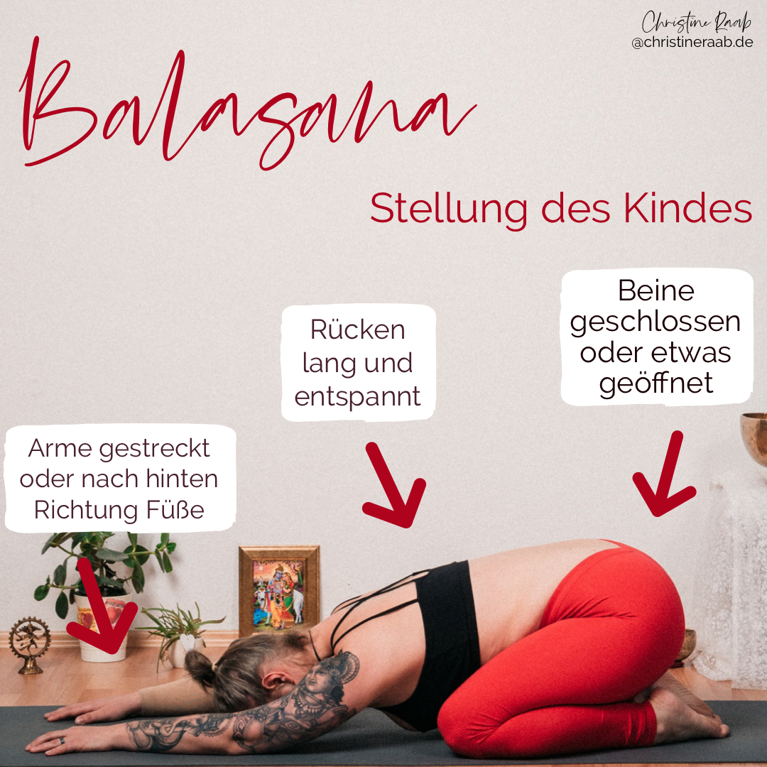 Balasana Kind Childspose Yoga Christine Raab Asana ABC