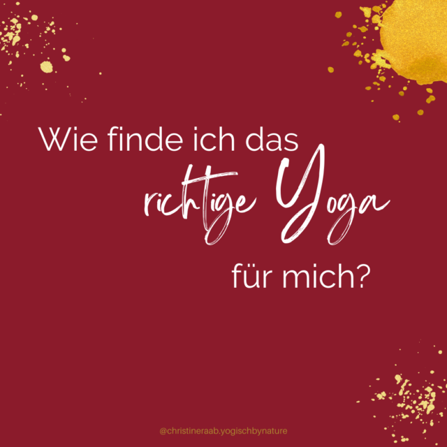 Pinterest Bild für die Podcast Folge No 159 "Wie finde ich das passende Yoga" aus dem Yogisch By Nature Podcast von Christine Raab